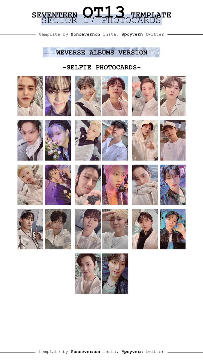 Sector 17 Photocard Template Weverse Sector 17 Photocard Template Weverse