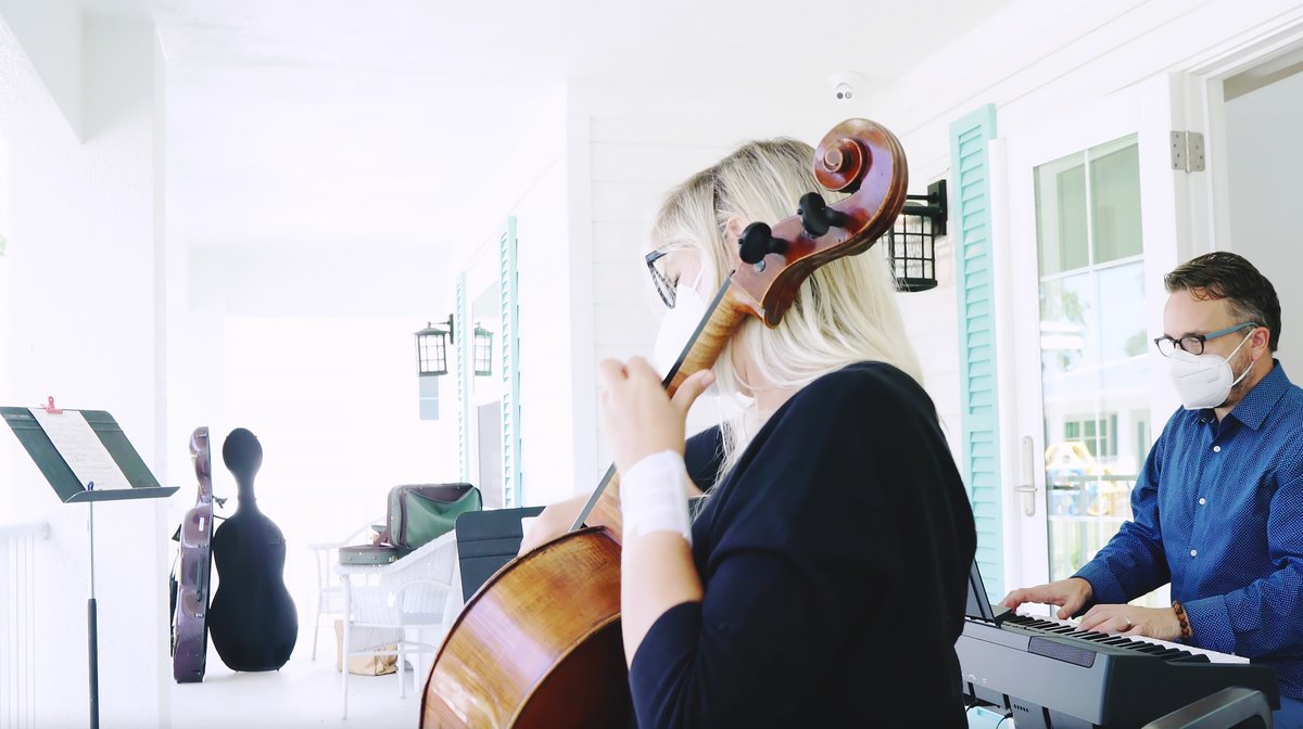 bigbluemotion's tweet photo. Live broadcast for @allstarchildren "Front Porch Concert."

Feat. @srqorchestra Concertmaster Daniel Jordan, Principal Cellist Natalie Helm, and ASCF CDO Stephen Fancher.

https://t.co/ui2fBYmuQL

#sarasota #sarasotaorchestra #music #classical #bigbluemotion #videoproduction https://t.co/1PygU895EV