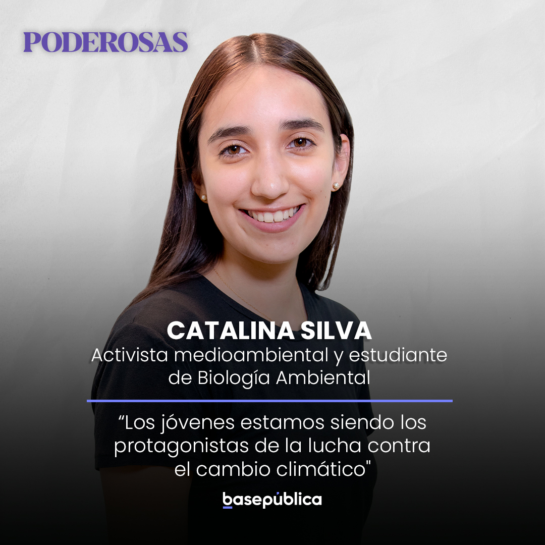 basepublica's tweet photo. 🟣 #Poderosasbp | Con solo 21 años, Catalina Silva Díaz se ha transformado en una destacada activista medioambiental. Su conexión con la naturaleza y su amor por la ciencia la han impulsado a defender férreamente al planeta. Hoy la reconocemos por su entrega con esta causa 👇 https://t.co/UujleiGnrN