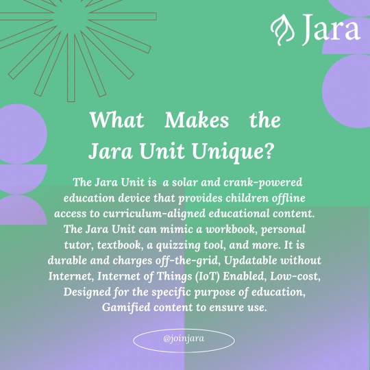 We are so excited to share what we do here at Jara, and most importantly, our why! You can support or learn more about Jara by clicking the link in our bio!  #joinjara #educationcrisis #education