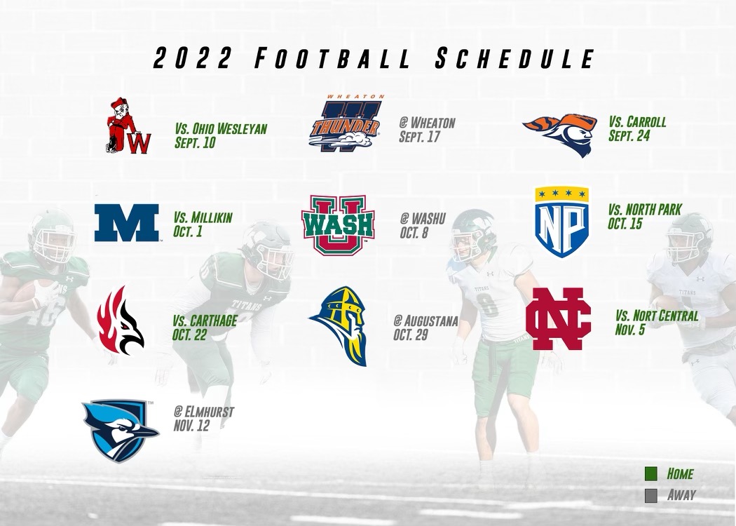 2022 TITAN FOOTBALL SCHEDULE

#TGOE