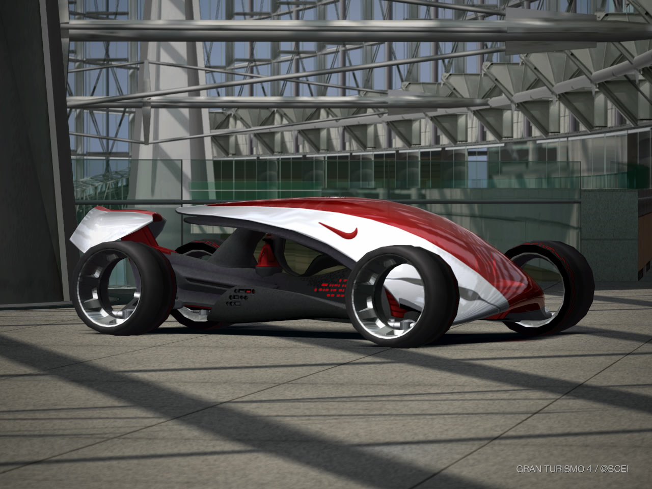 توییتر \ Hypegeek® در توییتر: «In 2005, Gran Turismo &amp; Nike  collaborated to create a concept car for the game(GT4) called 'Nike One  2022.' Along with the concept car, they released 1,000