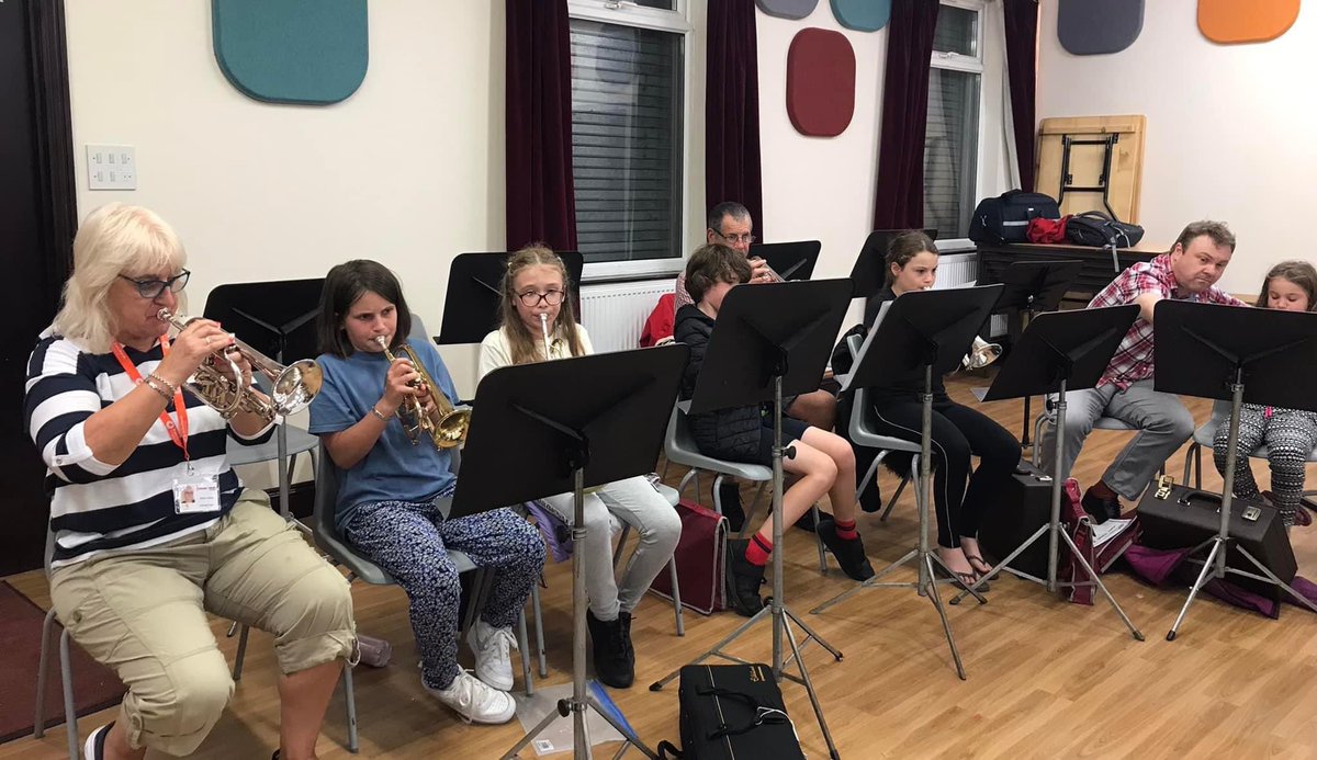 brassatbont1's tweet photo. One Concert down, two new members and already working on new music - go Brass@Bont Academy beginners! https://t.co/tTn1Uj43cS