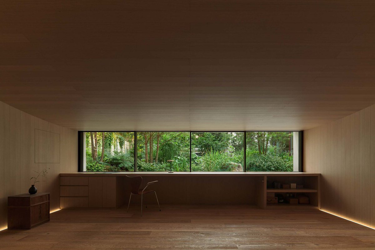 ArchGulo's tweet image. Underwood Teahouse
by Studio Ku Kan Nai, 2022
photos by Hai Zhu
Shanghai, China