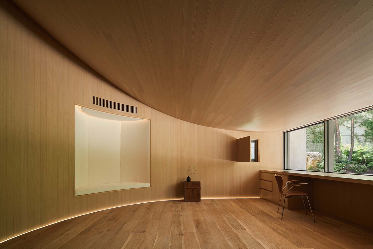 ArchGulo's tweet image. Underwood Teahouse
by Studio Ku Kan Nai, 2022
photos by Hai Zhu
Shanghai, China