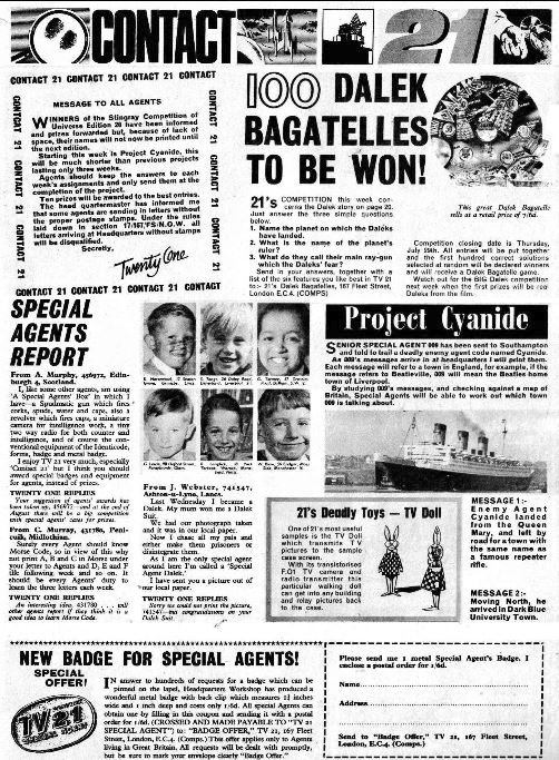 Graeme Wood on Twitter "RT woodg31 From July 1965 TV CENTURY WEEKLY