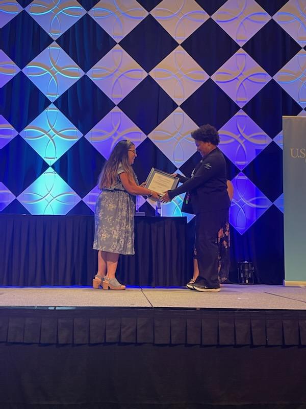 As a member of the <a href="/WomenInNuclear/">U.S. WIN</a> Awards &amp; Recognition Committee, I was proud to be able to hand <a href="/nucleargrrl/">Omega West</a> the large chapter award in Public Outreach for the <a href="/WECNuclear/">Westinghouse Nuclear</a> - Pittsburgh chapter! #WestinghouseProud #USWIN2022