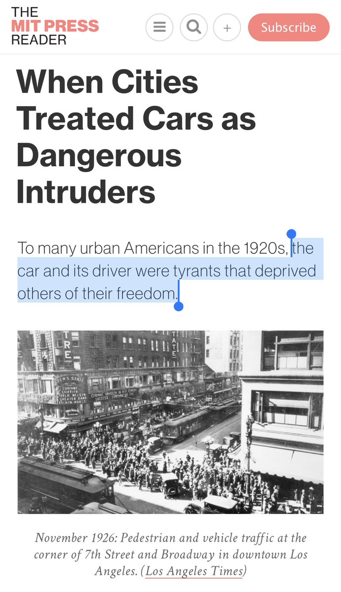 _dmoser's tweet photo. “the car and its driver were tyrants that deprived others of their freedom.” https://t.co/ZzXTlgd9Ua