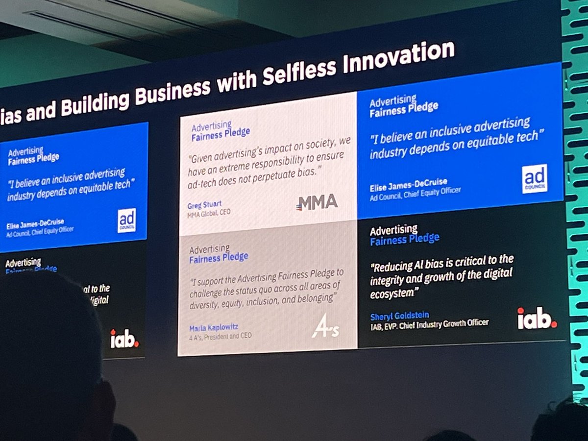 So amazing to see my wonderful former colleague @EDecruise highlighted in this important @IBMWatson Advertising talk on addressing the #bias in #advertising problem. 🙌🏻 @MMAglobal #shapethefuture @AdCouncil