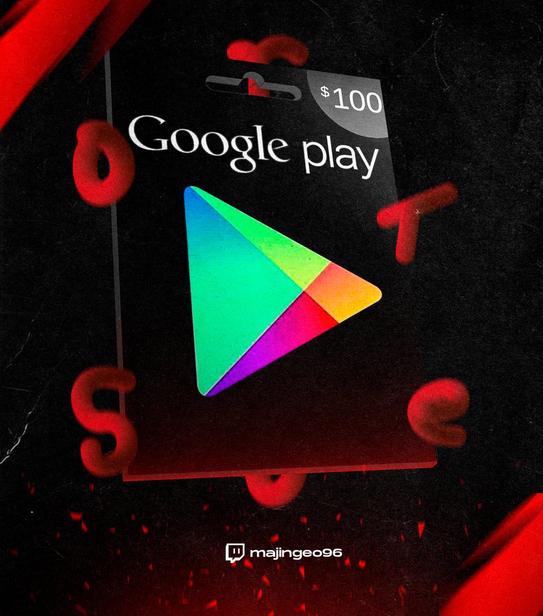 🎁Sorteo por los 800 en Twitch 

Participa en esta dinámica dónde podrás ganar una tarjeta Google play ($100 MXN) realizando lo siguiente:

💙Seguirme en Twitter
💜Seguirme en mi canal de Twitch:
twitch.tv/majingeo96
🔃Dar RT
👨🏽‍🤝‍👨🏼Mencionar 2 amigos