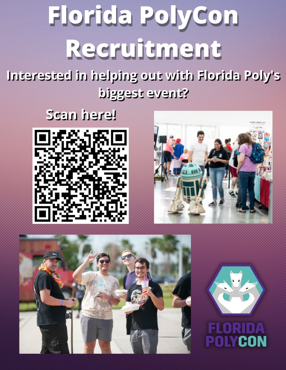 FLPolyCon's tweet photo. Hello everybody, long time no see! We are kicking back in gear to plan for this upcoming con, so if any Florida Poly students are interested in helping out, please let us know!
-
-
-
-
-
#FloridaPolyCon #FloridaPolyCon2023 #FLPolyCon #FLPolyCon2023 #FLCon #FloridaConvention https://t.co/DZIU0IhF4a