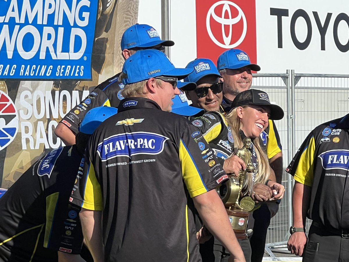 WFOJoe's tweet photo. Lots of emotion after winning @RaceSonoma! @nhra #everybodygetup https://t.co/aXsf2eGHwp