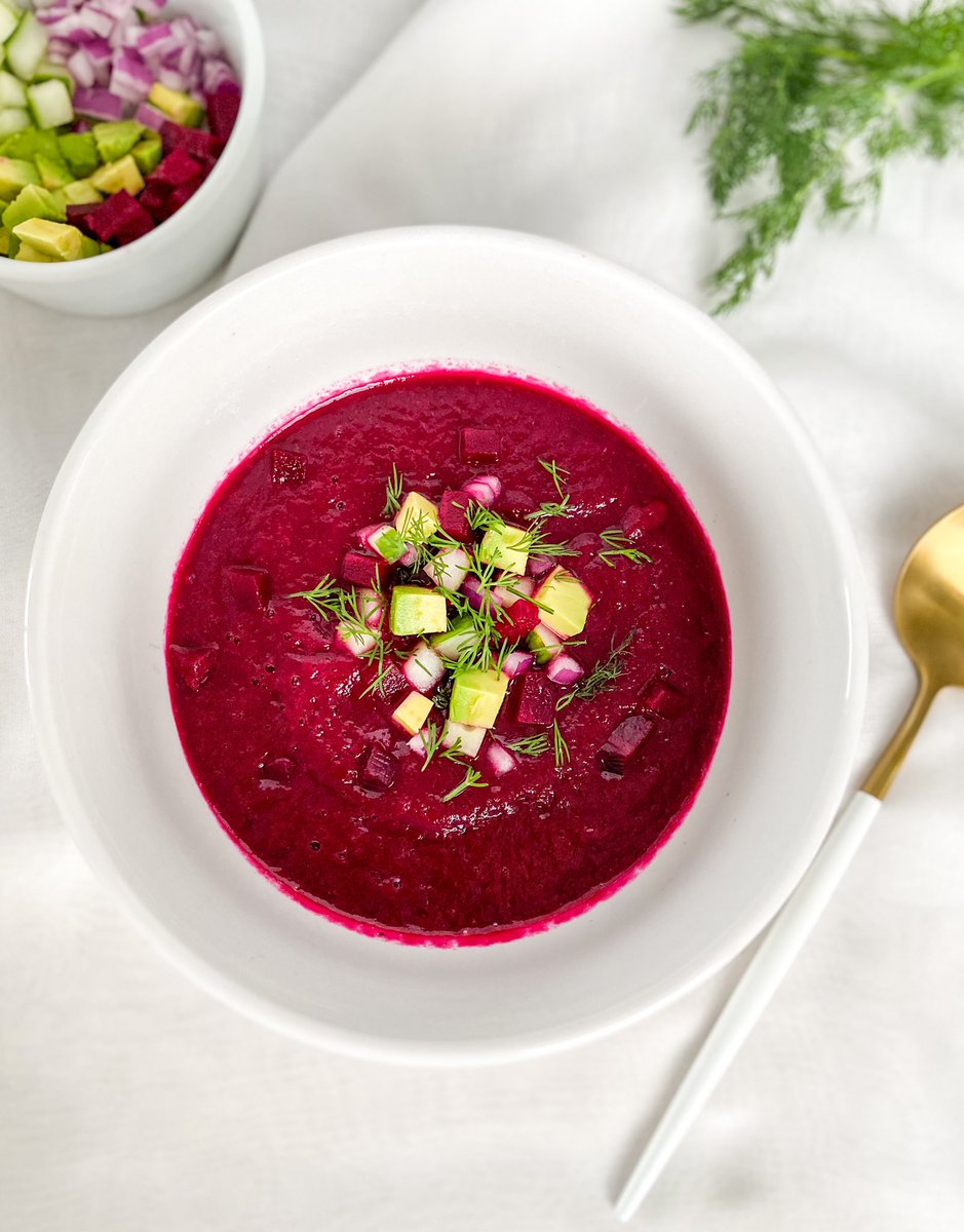 This refreshing, nourishing Beet Gazpacho is great for hot summer days, It’s loaded with juicy beets, cucumber, red onions, and fresh herbs. 

Get the full recipe via consciously-vegan.com/beet-gazpacho/

#ConsciouslyVegan #BeetGazpacho #SummerRecipe #Gazpacho #VeganRecipe #Beets
