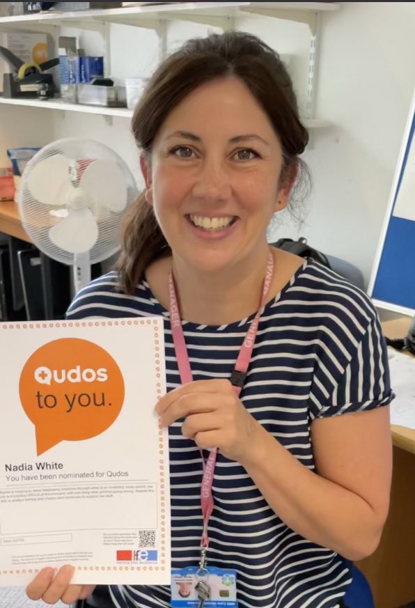 ESHT_UrgentCare's tweet photo. @ESHT_Medicine are very proud of their brilliant GM Nadia who received an anonymous Qudos today for helping steer us through some troubled waters! @eshtacutemed @ESHTNHS   Well done 👍. We couldn’t do this without you. 🙏 #together https://t.co/wQkxuI7a7X