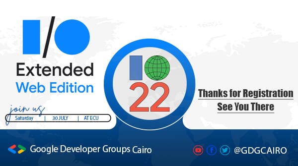 GDGCairo's tweet image. Hi Everyone 📣📨📨

kindly CHECK YOUR EMAIL!
Confirmation E-mail gone out NOW!🔥🥳
Check your inbox and Spam/Promotions folders too!
Hope real benefit and a nice time. 
See you there 🥳

#GDGCairo #IOExtended22 #IOExtendedWebEdition #IOExtended22Cairo #GoogleIO2022