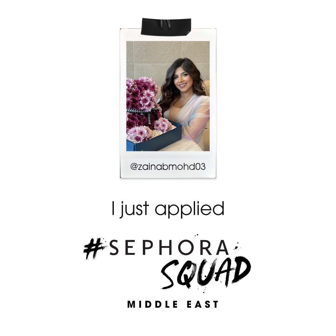 يا جماعة قدمت على شلة سيفورا ♥️♥️
وانتوا لازم تعطونهم سبب ليش يختاروني اكون ضمن الشلة 🙏🏻😻
سواء من تعليقكم على محتوى الحساب و لا مكياجي ولا طريقة طرحي للمواضيع.
اعرف ماراح تقصرون معاي احبكم ♥️♥️
اليوم اخر يوم للتقديم 🥰
.

sephorasquad.me/testimonials/n…