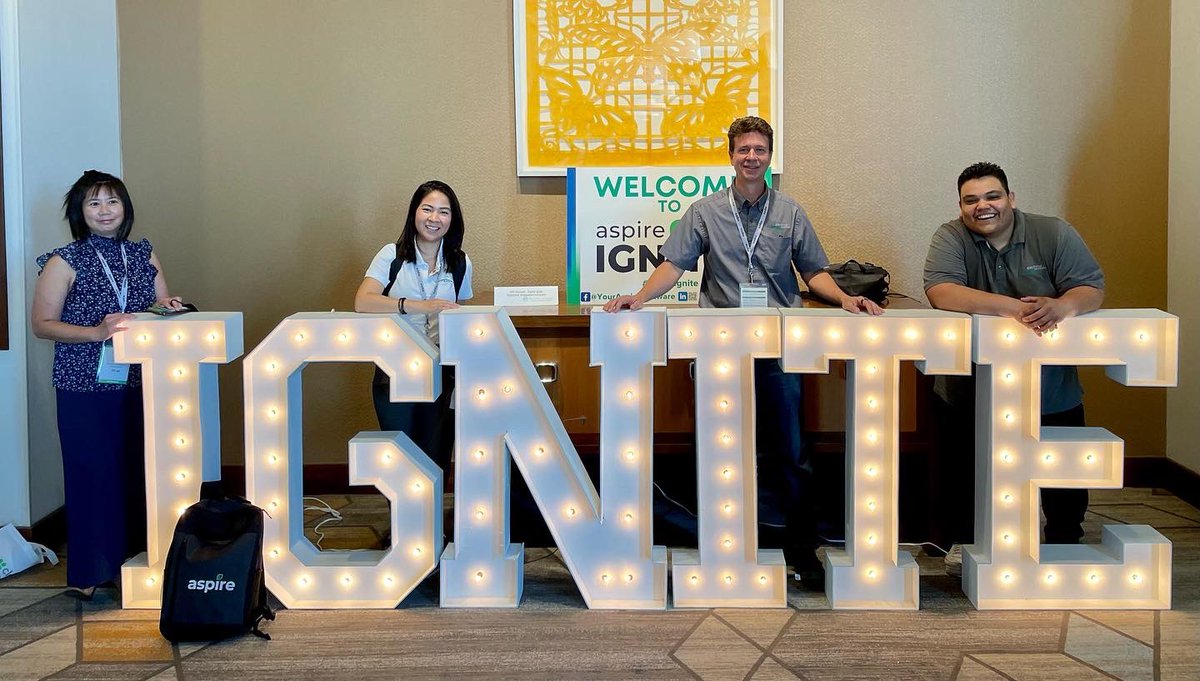 #Last week our IT &amp; Accounting Teams jumped on a ✈️ &amp; landed in San Antonio, TX for the 2022 Aspire Ignite Conference! 

#connect #network #workshops #ignite #aspire #it #accounting #landscaping #technology #cloudbasedsoftware