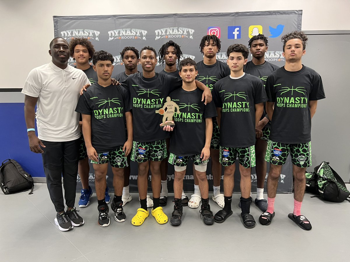 Tournament champions this weekend at the dynasty tournament in Orlando great weekend <a href="/TeamDynastyAca1/">Team Dynasty Academy</a> <a href="/FlaglerMBB/">Flagler Men’s Basketball</a> <a href="/OntheRadarHoops/">Shun Williams</a> <a href="/OTRHoops/">On the Radar Hoops Events</a> <a href="/SeanHanrahan_/">Sean Hanrahan</a> <a href="/Coach_BGiles1/">Brandon Giles</a> <a href="/johnson_mesidor/">Johnson Mesidor</a> <a href="/coachrandylee/">Randy Lee</a>  <a href="/DaRoc55/">Jason Roscoe</a> <a href="/valdostastate/">Valdosta State University</a>