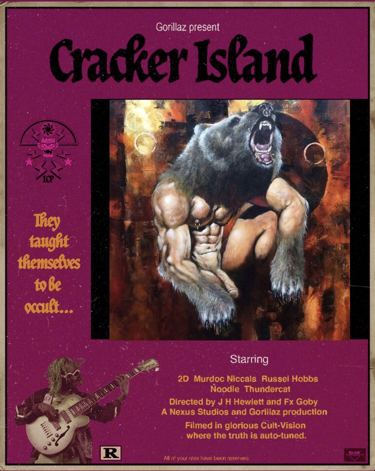 Gorillaz present Cracker Island
July 28 | 5pm BST
#crackerislandvideo #CrackerIsland #gorillaz WOW