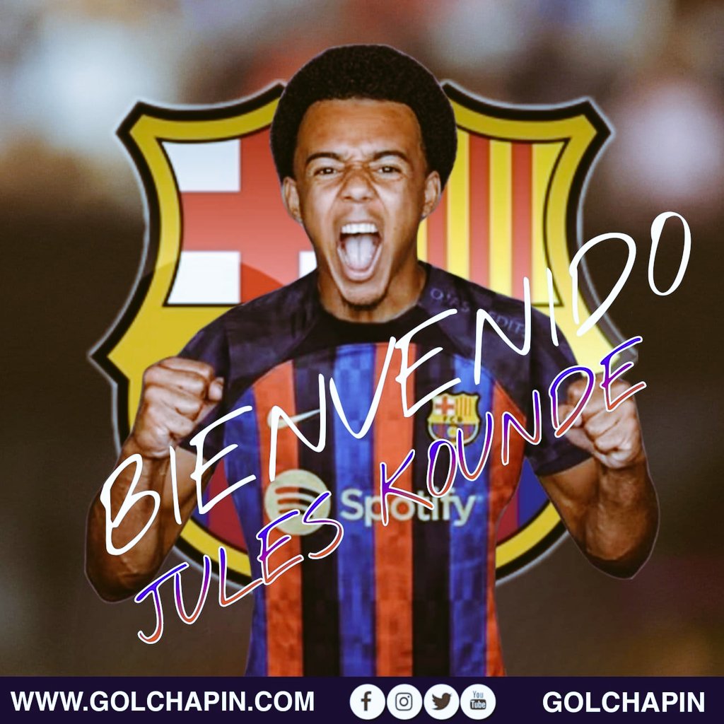 ¡¡JULES KOUNDE ES JUGADOR EL FC BARCELONA!!🔵🔴

El traspaso FINAL quedará en 50 millones más 10 millones en variables, El anunció es inminente. La oferta fue aceptada al 100%.

<a href="/gol_chapin/">golchapin.com</a>