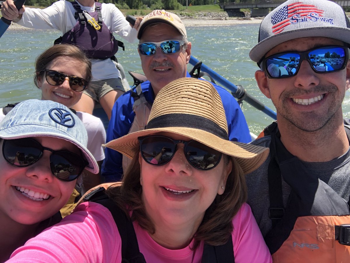 Family Selfie -Rafting the Snake River in Wyoming #TWEHowl  #twehowl