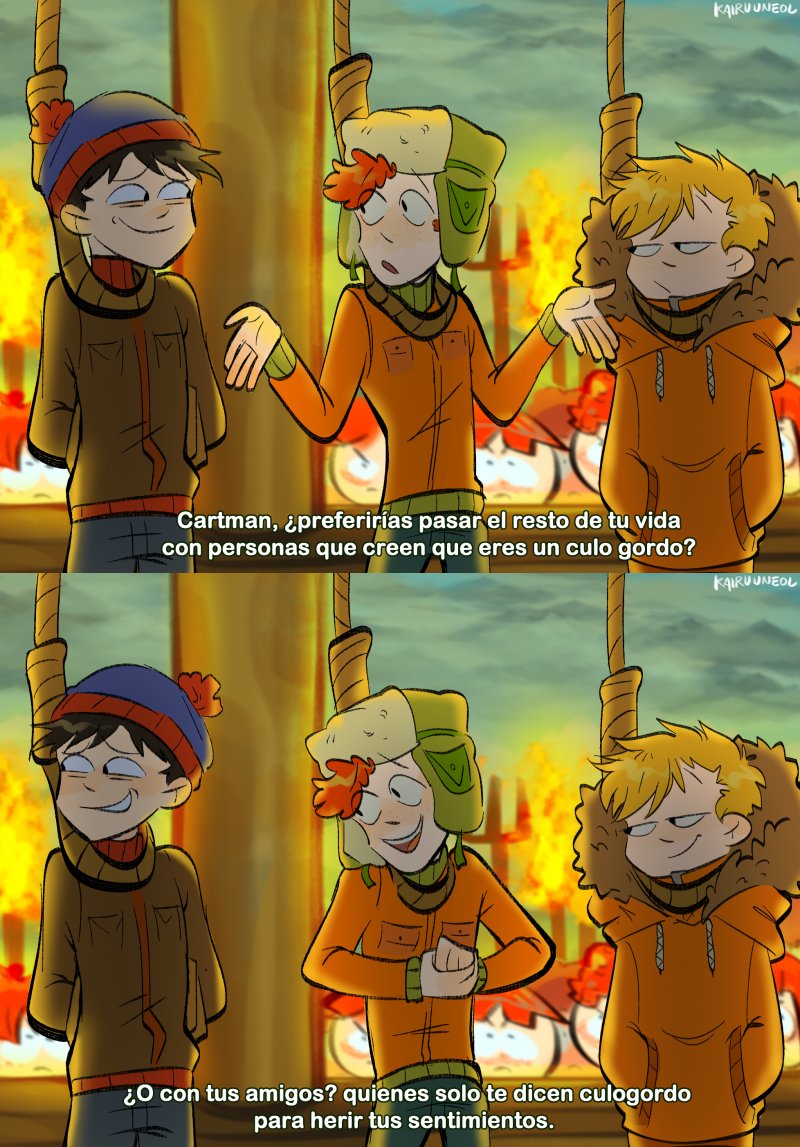 (spanish subs) please open the image jdskds #southpark #art #meme