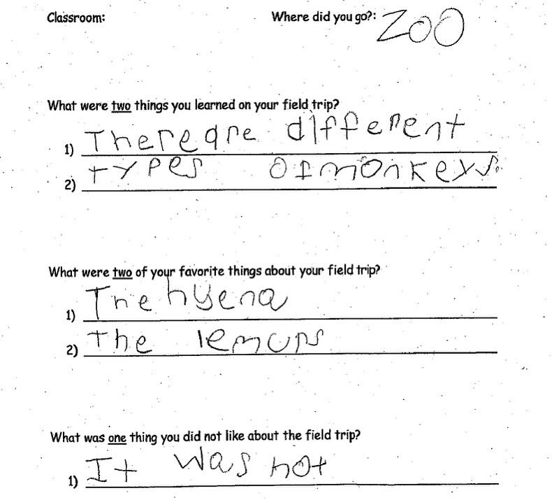 Kids in our summer school program have made priceless memories on field trips to Sweet Cow Ice Cream, <a href="/DenverZoo/">Denver Zoo Conservation Alliance</a>, and more. Where should they go next?!