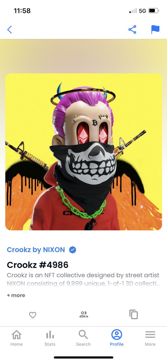 _BJH_NFT_'s tweet photo. Shout out to ⁦@crookznft⁩ can’t believe I won these from a duck race in their discord! If you havnt already go check em out, weekly/daily giveaways and now you can earn $CRKZ for raiding! 🔥🎉🙌🙏 #CROOKZNATION https://t.co/s8qBfgQSvI