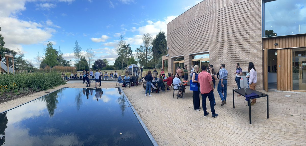 fsbi_symposium's tweet photo. Great to see so many #fishscientists doing what we’ve all missed so much over the past couple of years. Lots of love being expressed for our amazing @NTU_ARES #brackenhurst campus and also the fabulous @TrentUni catering. Can’t wait for the science to begin @fsbi2022 tomorrow! https://t.co/jaoLOAHz8Q