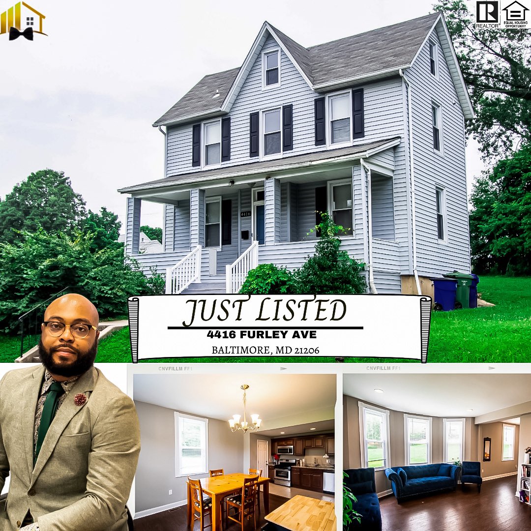 real_maryland's tweet photo. Just listed. Bring your buyers🏠.
List Price 239K.
4bds 
2.5bths
Baltimore, Md https://t.co/T8UfHhNSG7