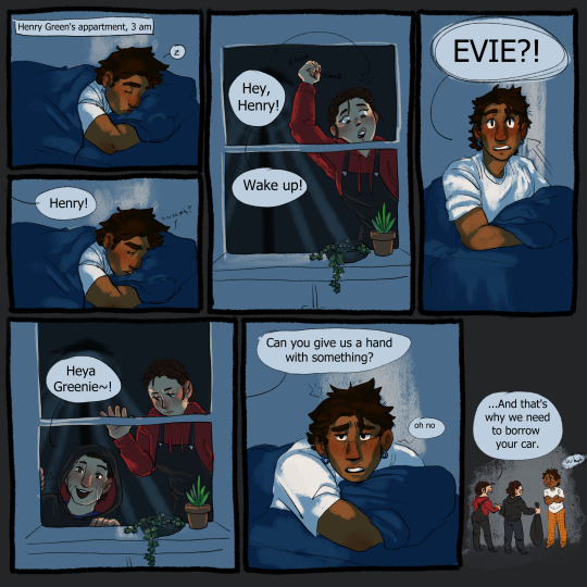 ShopkeeperGreen's tweet image. "A loose adaptation of how my carriage was commandeered in the dead of night."

The plants by the window were unharmed. Evie always stepped around them.

"I went with them, of course. An extra pair of hands."

And someone to watch the carriage--