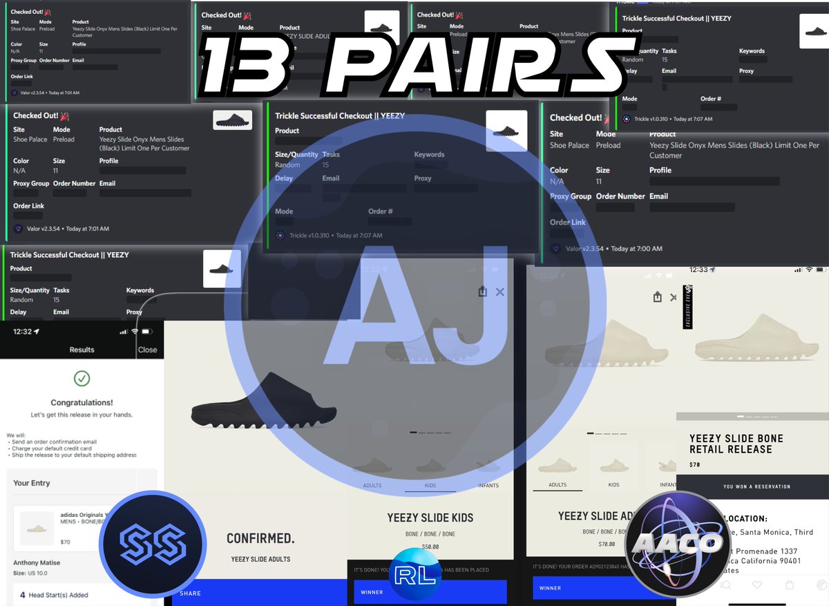 AJ. (@reef_labs) on Twitter photo THE BEST COOK GROUP: @starters_square
SS Info: StartersSquare.com
MOST CHECKOUTS ACO FOR: <a href="/Atomic_ACO/">Atomic ACO</a>
AACO Info: discord.gg/Engt3HHJmh
Bot: <a href="/ValorAIO/">Valor</a> <a href="/tricklebot/">TRICKLE</a>
Proxies: <a href="/LiveProxies/">Live Proxies</a> <a href="/PettiProxies/">PettiProxies</a> <a href="/WolvesProxy/">WolvesProxy</a>
Total Checkouts: 8 ACO, 5 Personal THE BEST COOK GROUP: @starters_square
SS Info: StartersSquare.com
MOST CHECKOUTS ACO FOR: <a href="/Atomic_ACO/">Atomic ACO</a>
AACO Info: discord.gg/Engt3HHJmh
Bot: <a href="/ValorAIO/">Valor</a> <a href="/tricklebot/">TRICKLE</a>
Proxies: <a href="/LiveProxies/">Live Proxies</a> <a href="/PettiProxies/">PettiProxies</a> <a href="/WolvesProxy/">WolvesProxy</a>
Total Checkouts: 8 ACO, 5 Personal