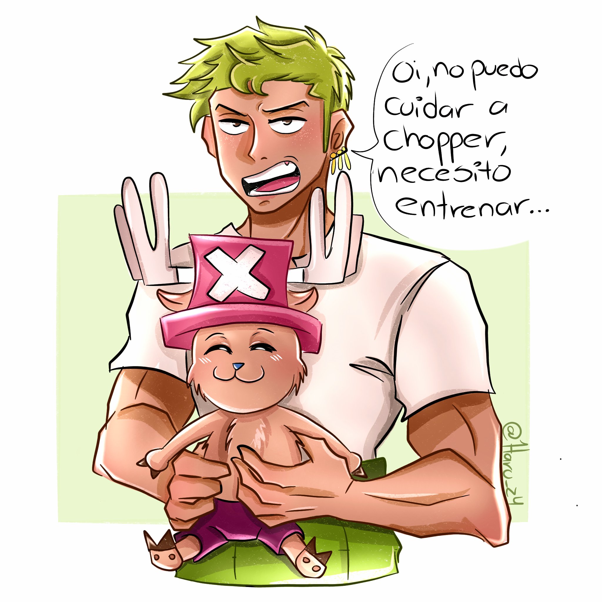 Respondendo a @.luna.menezeskkkk #Zoro #chopper #sanji #zoroxsanji #sa