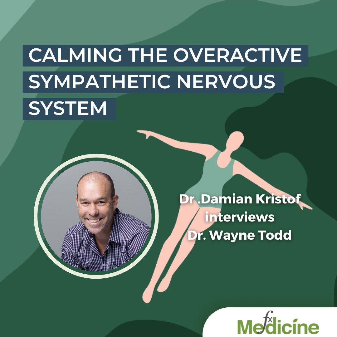 Dr. Wayne Todd discusses the impact #sympatheticnervoussystem dominance has on #patients including and how to identify and #treat these patients using a multi-modality approach to reduce #stress &amp; restore #health in this #podcast replay bit.ly/3PQzJlc #FXMedicinepodcast
