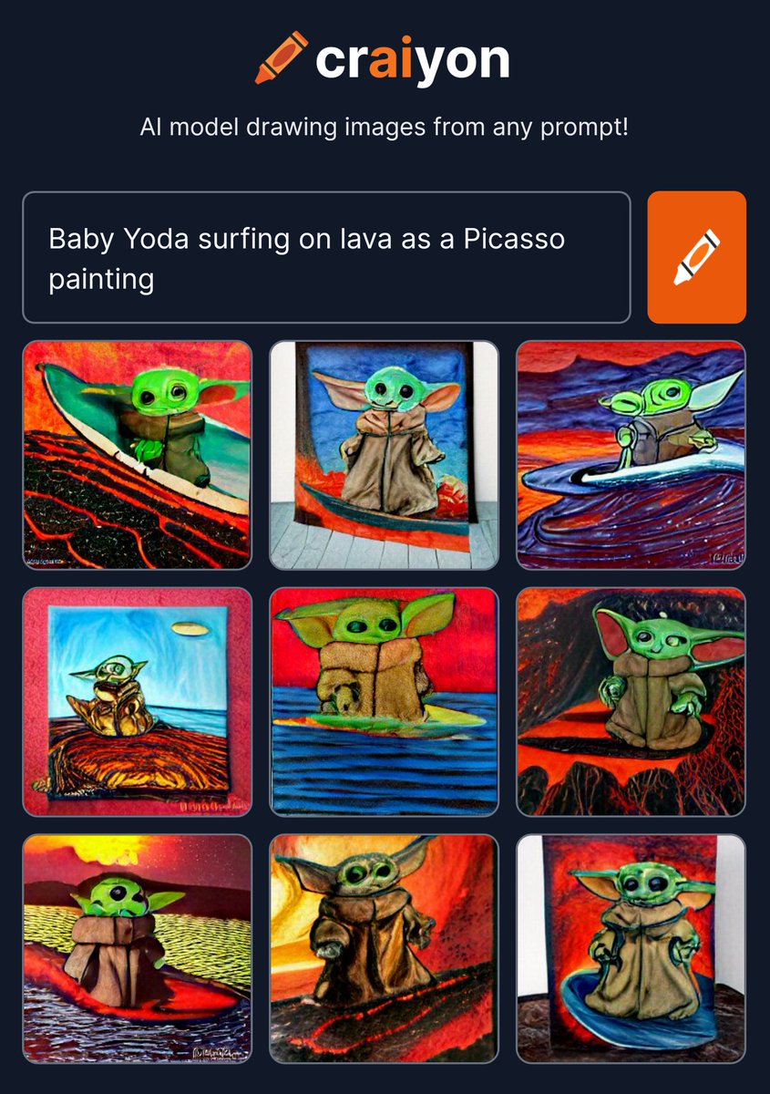 1) Go to craiyon.com
2) Type in something random
3) Enjoy 😃