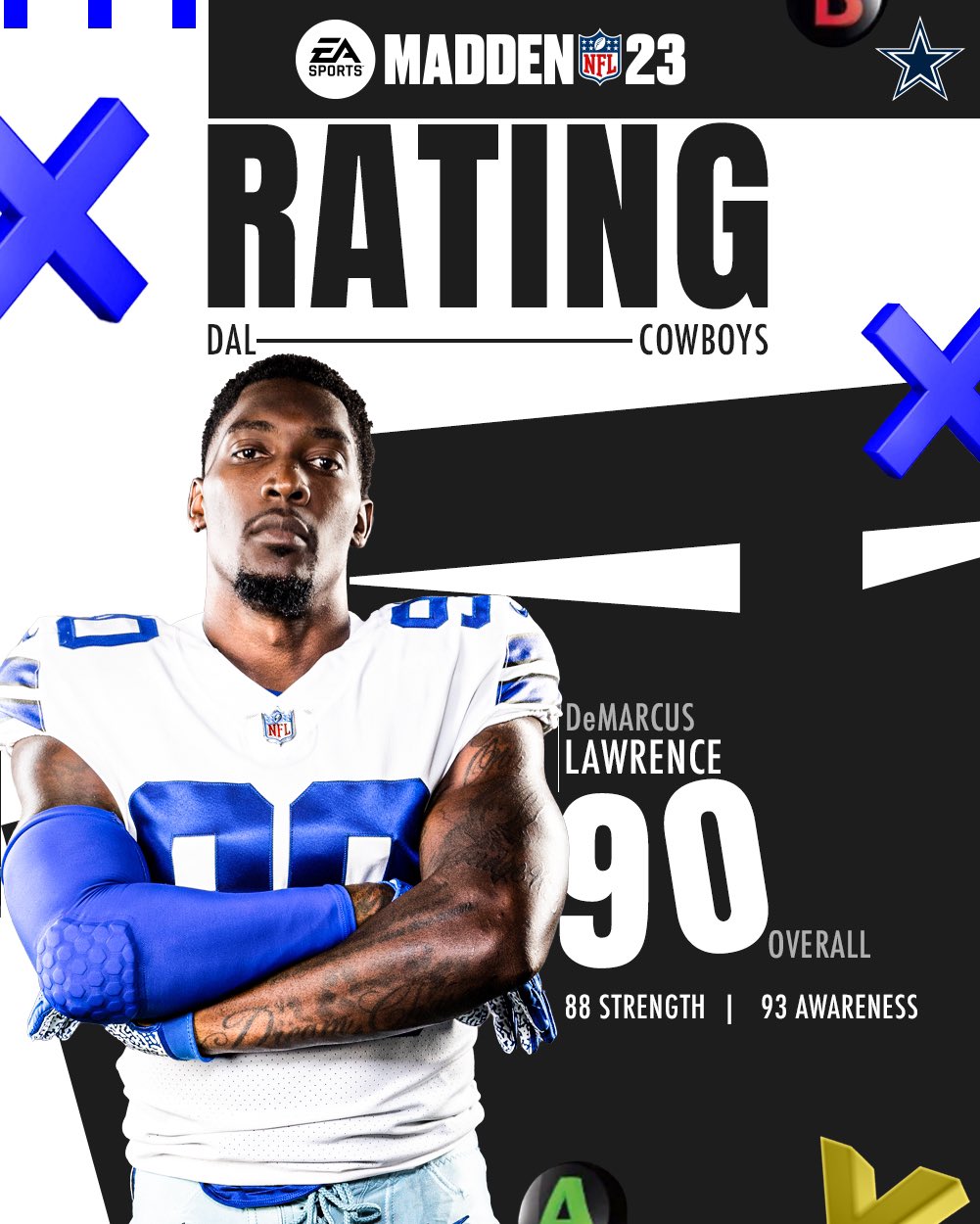 madden 23 cowboys ratings