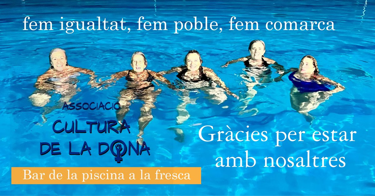 Si vau estar, mil gràcies!! I si no, us esperem a la propera. Hem organitzat el bar del passat dissabte a la piscina municipal de #Moià. Estem contentes de la experiència. Esperem poder col.laborar amb molts més events. Gràcies <a href="/AjMoia/">Ajuntament de Moià</a> #fempoble #FemComarca