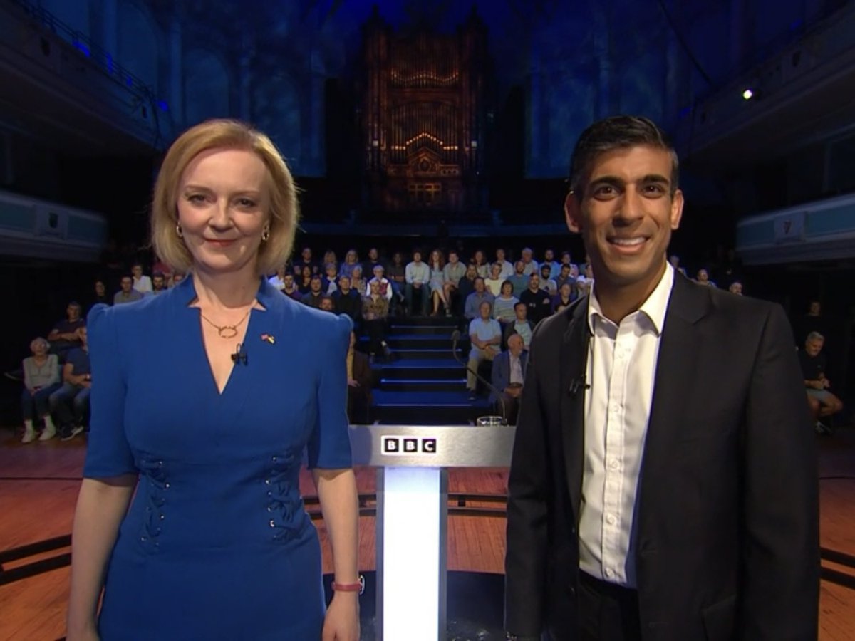 This is what greets you at the gates of hell 

#bbcdebate #ToryLeadershipContest #BBCOurNextPM