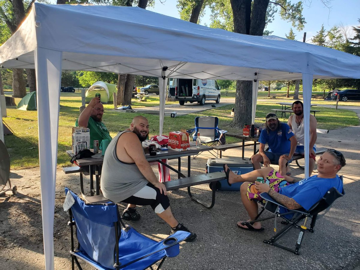 mstatesutility's tweet image. The second annual Mid-States campout was a great success with a record number of attendees! We had games, prizes, food, drinks as well as a mascot! Molly the dog hung out with the team to add to the festivities. We spent time at the campground, swimming in the river and more!