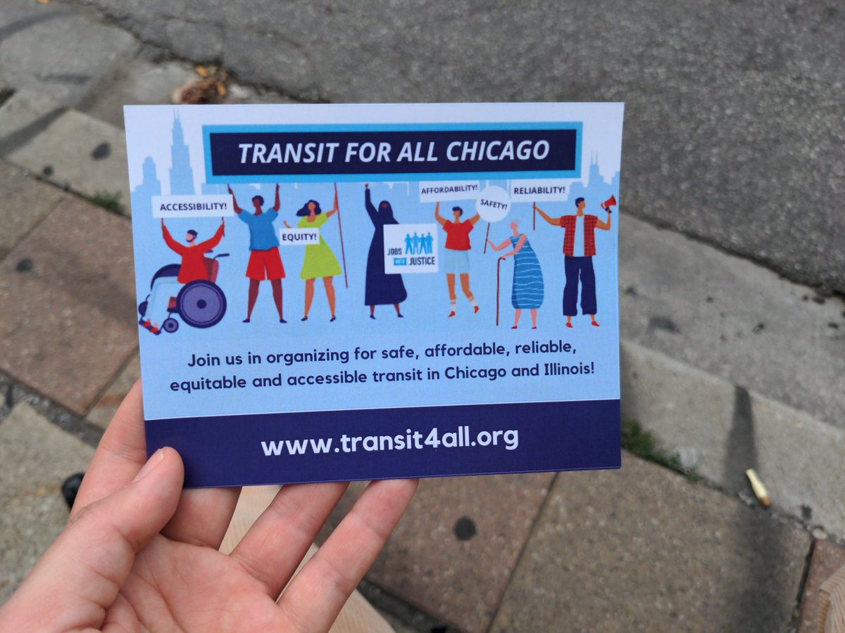 I found my answer waiting for me outside of the Pink line and 18 station <a href="/Transit4A/">Transit4All</a>