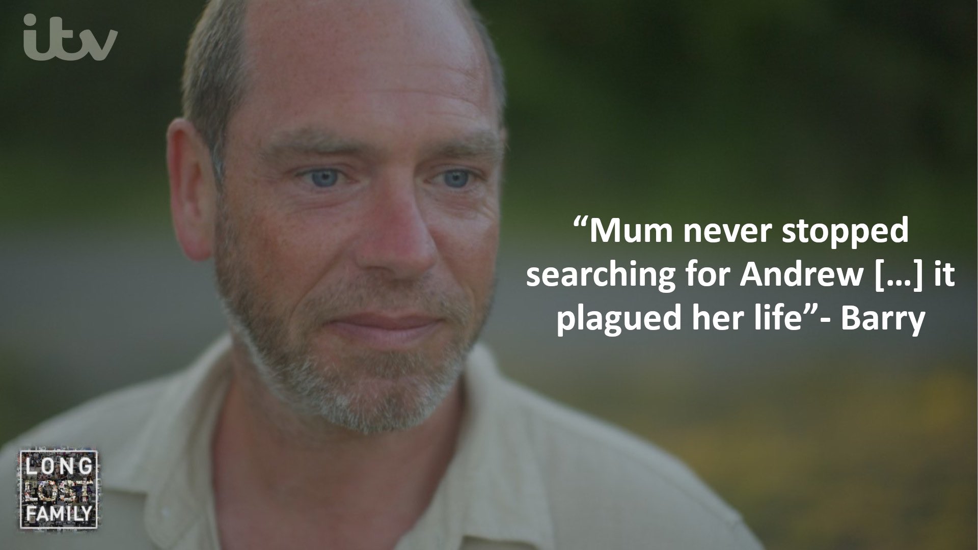 Long Lost Family on Twitter "If Andrew was searching for his birth