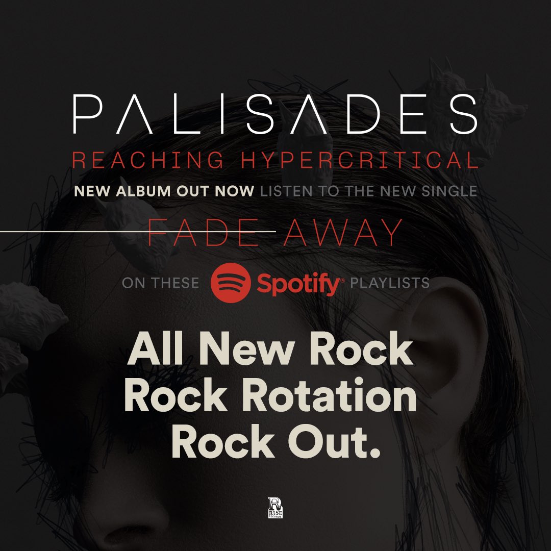 WeArePalisades's tweet photo. Listen to “Fade Away” from our album #ReachingHypercritical on these playlists from:

@Spotify https://t.co/6kBgzXno0z
@AppleMusic https://t.co/9tx5oDwYDY
@youtubemusic https://t.co/XLnXYr3Bzl
@pandoramusic https://t.co/yEWKHye6kY https://t.co/otJusAVNlB