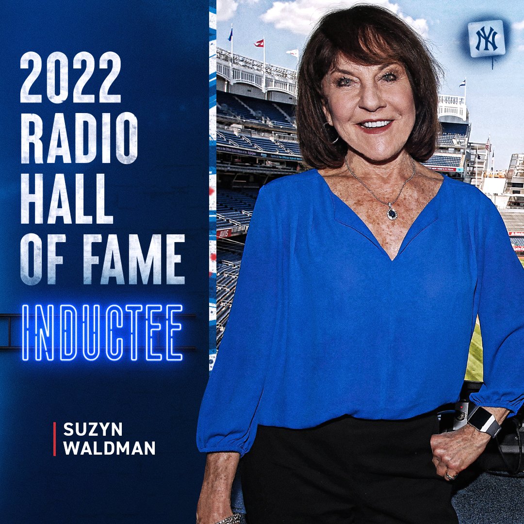 New York Yankees on X: Hall of Famer, Suzyn Waldman 👏 Congratulations to  a legend in the Yankees radio booth!  / X