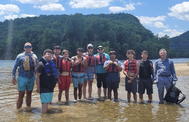 Explore_Austin's tweet photo. Team Beast Boyz has returned from a multi-day canoeing trip down the Buffalo River in Arkansas! 

From the looks of it - we’d say they had a blast 🛶

#canoetrip  #outdoorsforall #exploreaustin https://t.co/v2RRexCddQ