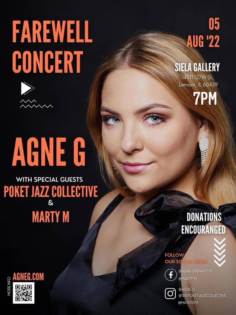 Inviting everyone to my final concert in #Chicago area. Follow the link for more information ➡️ agneg.com #agneg #music #concert