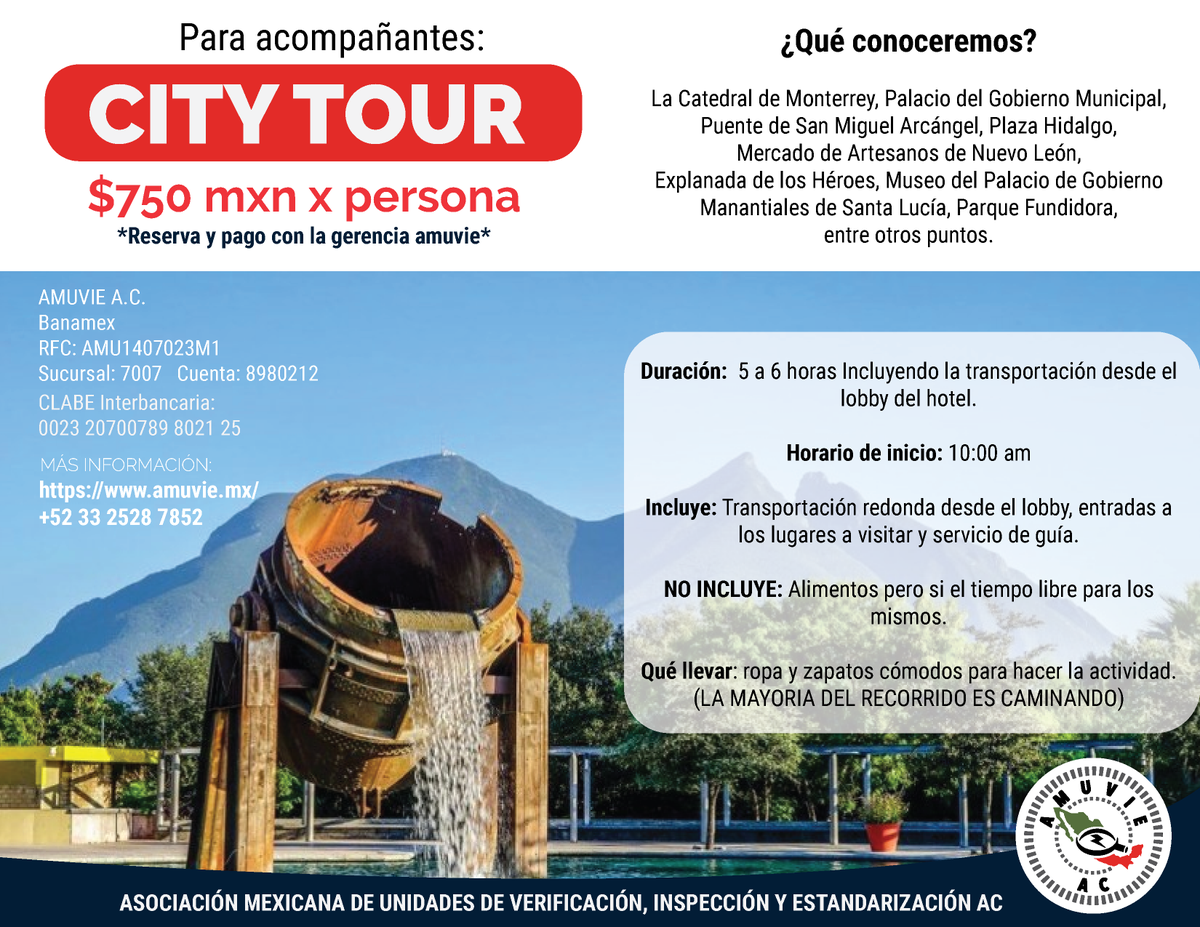 A 10 días de este gran evento, invitamos a: Profesionales Técnicos, Ingenieros candidatos a Unidades de Inspección, Peritos de la NOMs de Instalaciones Eléctricas, Integradores de Soluciones de Código de Red, Constructores Eléctricos, Integradores Fotovoltaicos.

¡No falten!