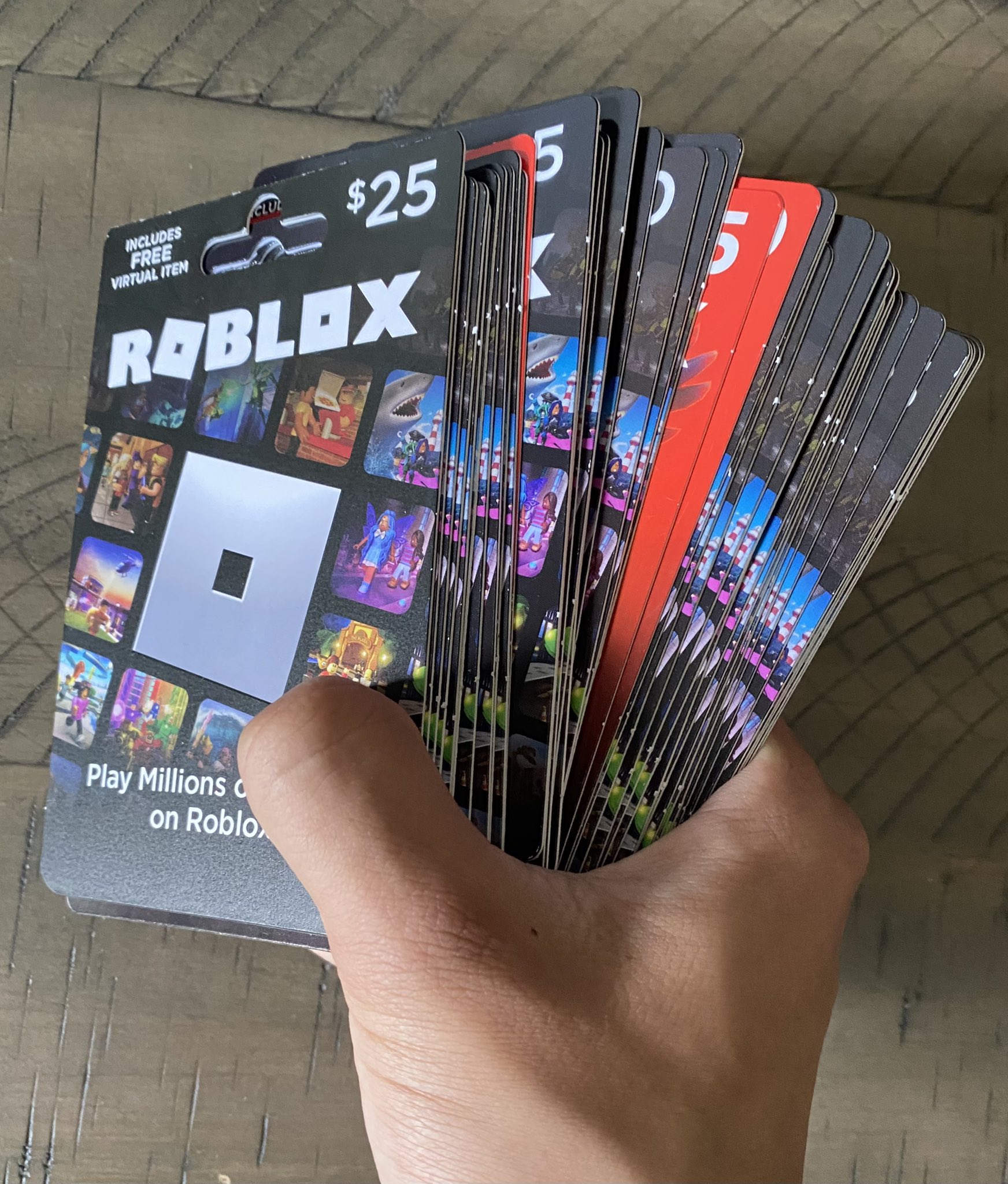 Model8197 on X: Who's ready to win a $25 Robux Card? ($2,500 Robux)   / X