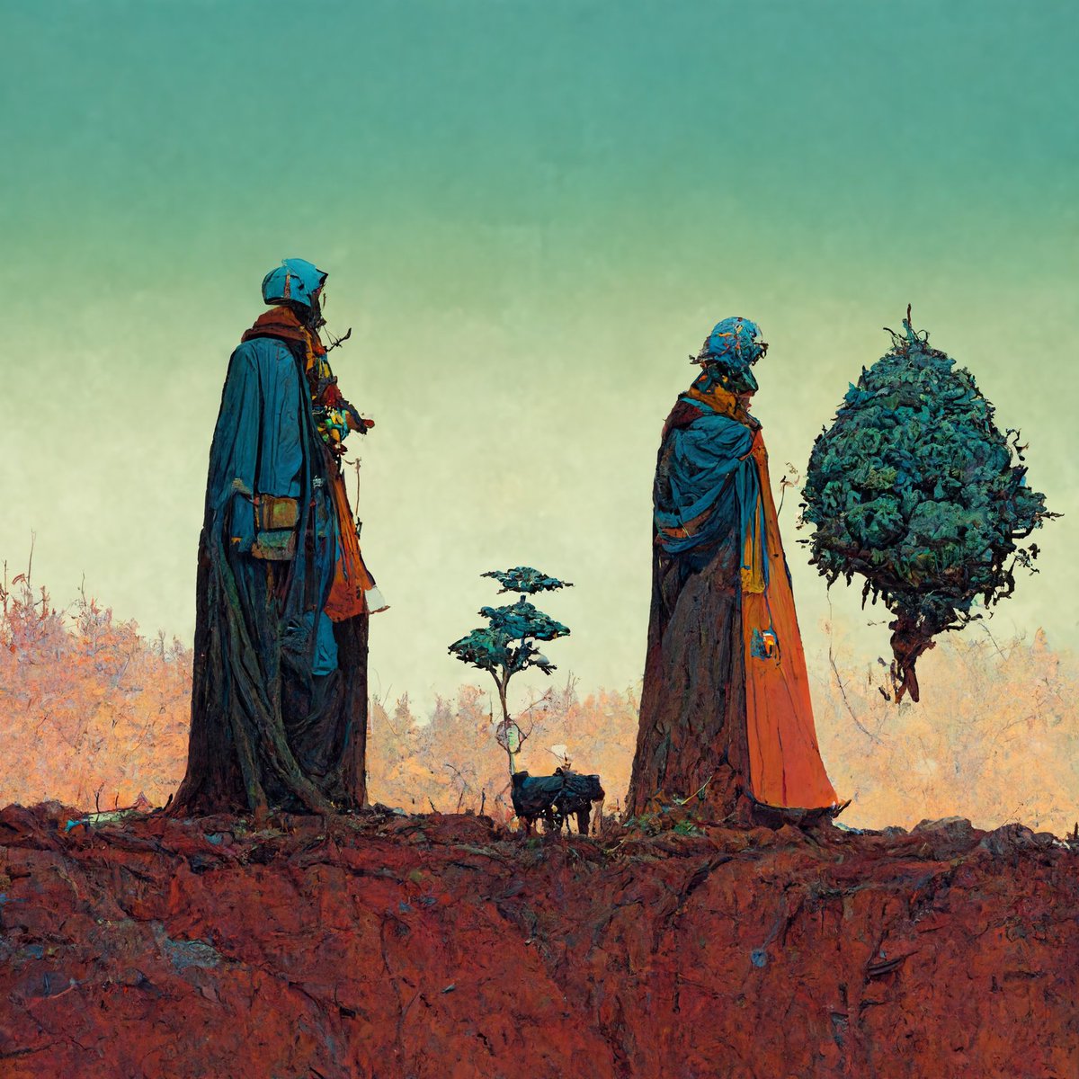 A selection of the best AI art we created on our Digital Campfire call earlier using <a href="/midjourney/">Midjourney</a> - thanks to all the RW members who came and contributed their weirdest and wildest ideas!