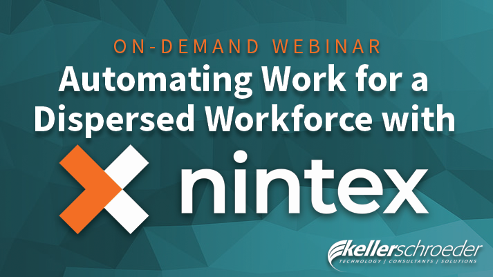 kellerschroeder's tweet photo. Nintex expert Jake Dennison will demonstrate how process intelligence and #automation with Nintex Workflow Cloud can keep your organization efficient with your team members at home. #webinar #ondemand #nintex #workflow #cloud #remote

Watch on demand now: https://t.co/Ib5ZkXzm48 https://t.co/EWCs887TJ3