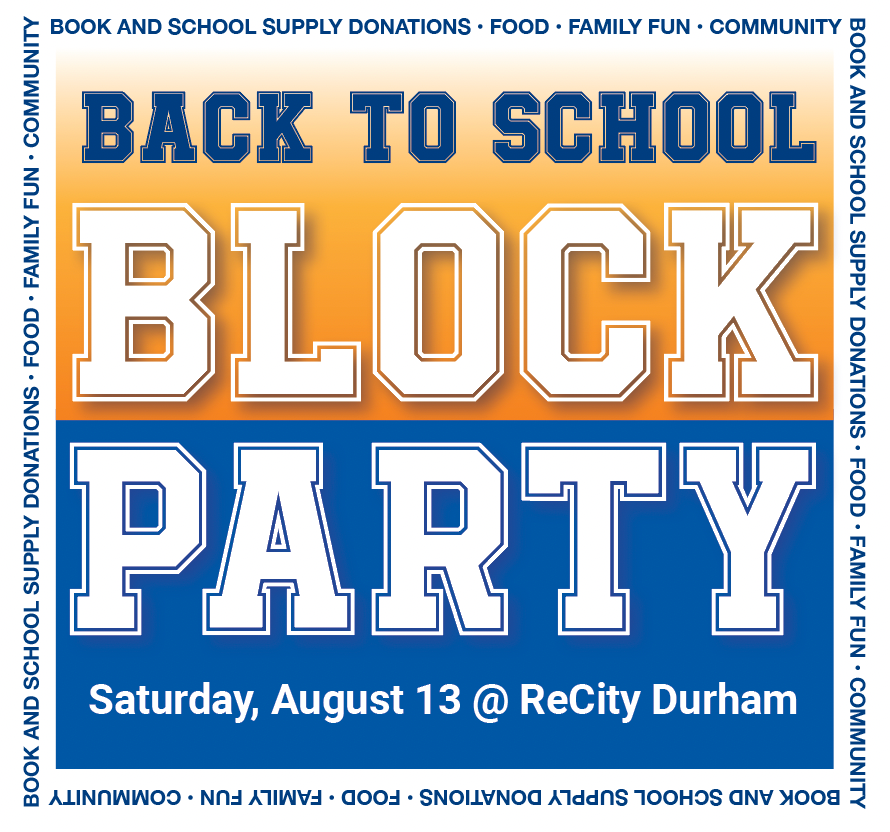 UWTriangle's tweet photo. It's back to school season and we're celebrating 🥳

Join us on Saturday, 8/13 at @ReCityNetwork for United Way's Back to School Block Party! We'll have food trucks, games, prizes, community partners on-site to offer support and cool swag. Learn more: https://t.co/4dRDq0i4HS https://t.co/gPELyZSMKC